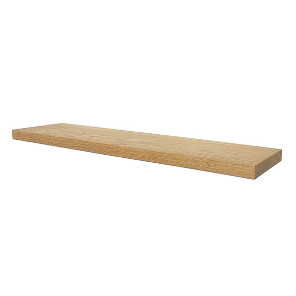Solid American Oak Floating Timber Wall Shelf made to order in custom sizes. Australian Made floating shelves for residential, commercial and hospitality interiors. Australian Made Floating Timber Wall Shelves. 
