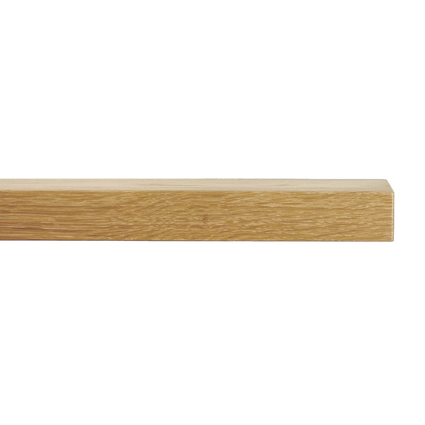 Solid American Oak Floating Timber Shelf made to order in custom sizes. Australian Made floating shelves for residential, commercial and hospitality interiors. Australian Made Floating Timber Shelves. Square Corners on Shelf Profile.