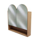 1200mm 1500mm 2 Arched Door Modern Mirror Shaving Cabinet in American Oak, Made in Australia