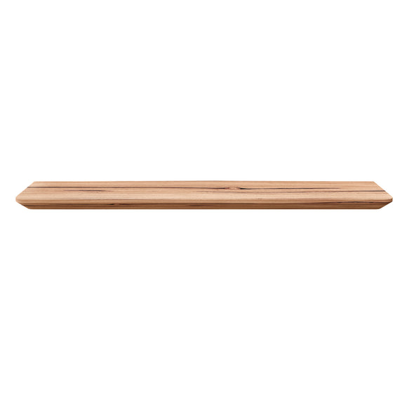 Grace Solid timber floating wall shelf in Messmate custom size