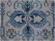 Authentic Hallway Runner Made in Afghanistan. Striking blue colours on a handknotted rug. Available online or in our Melbourne showroom