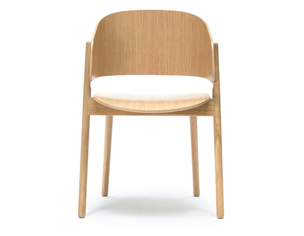 American Oak Dining Chair Australia - Curved backrest and seat in an original design. 
