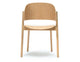 American Oak Dining Chair Australia - Curved backrest and seat in an original design. 