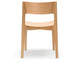 American Oak Dining Chair Australia - Curved backrest and seat in an original design. 