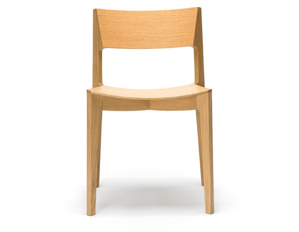 American Oak Dining Chair Australia - Curved backrest and seat in an original design. 