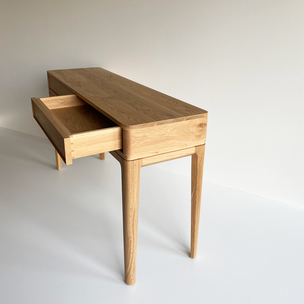 Custom Made Entrance Table Console in Solid American Oak