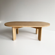 Australian Made Timber Furniture, the Pill Shaped Coffee Table in Solid American Oak. Made in Melbourne, the Lunar Pill Coffee Table features soft curves and half arch details to create lightness at the base of the leg. Custom sizes available.