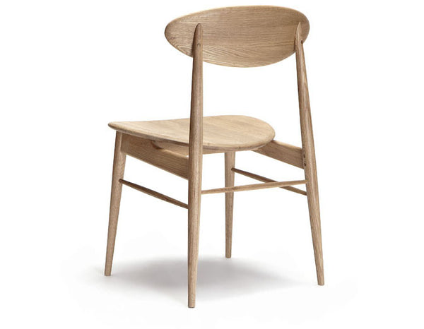American Oak Dining Chair Australia - Curved backrest and seat in an original design. 
